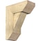 Ekena Millwork Traditional Slat Rough Sawn Bracket w/ Offset Brace, Douglas Fir, 8"W x 18"D x 22"H BKT0806X18X22TRA06RDF - alternate 1
